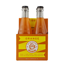 Boylan Cane Sugar Soda, Orange 6/4pk 12oz